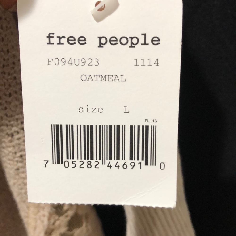 Free People Sweater Top Quarter Length Sleeve - Picture 6 of 6